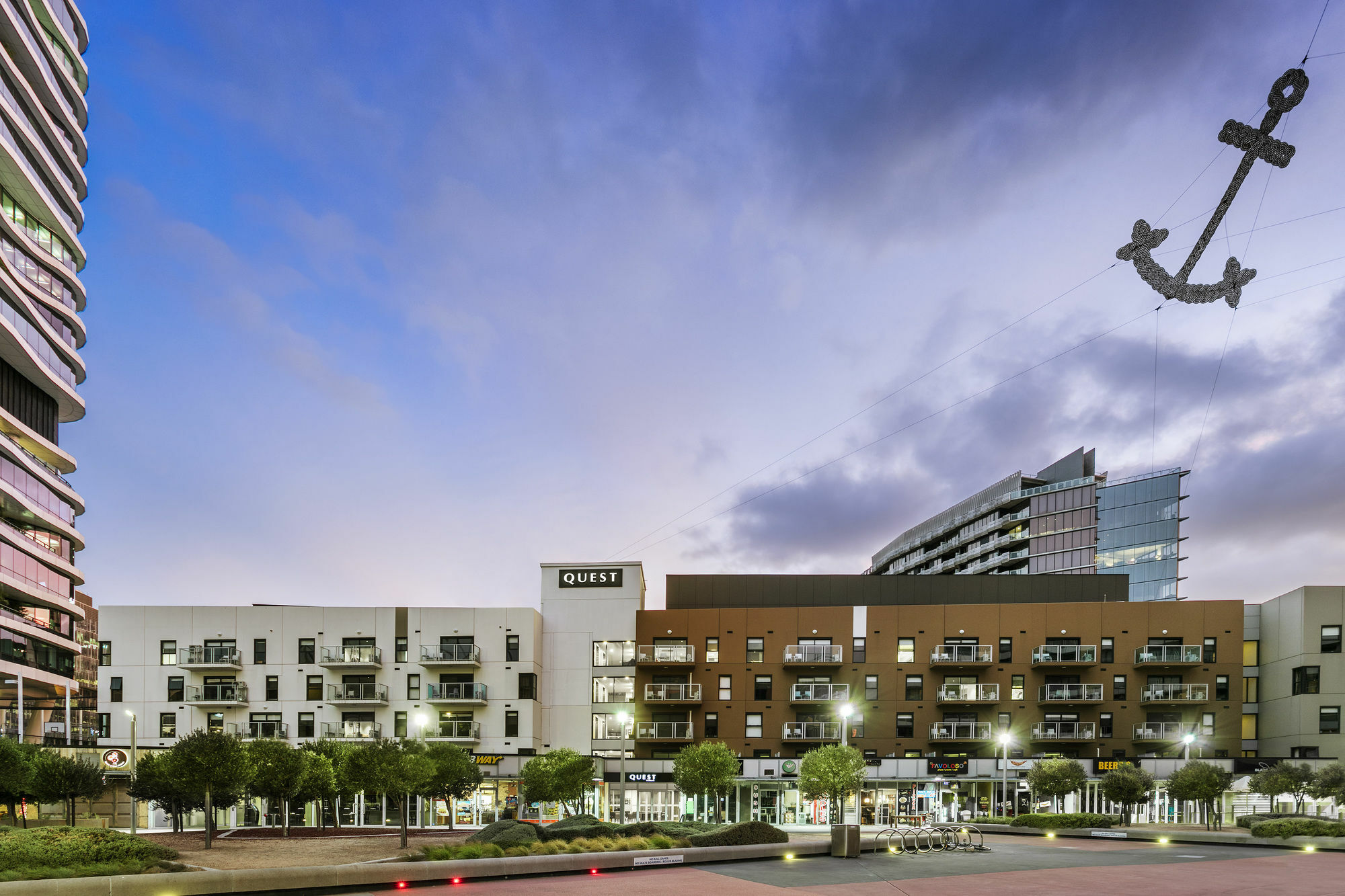 เควสต์ ด็อคแลนด์ อพาร์ตเมนต์ โฮเต็ล Aparthotel เมลเบิร์น ภายนอก รูปภาพ