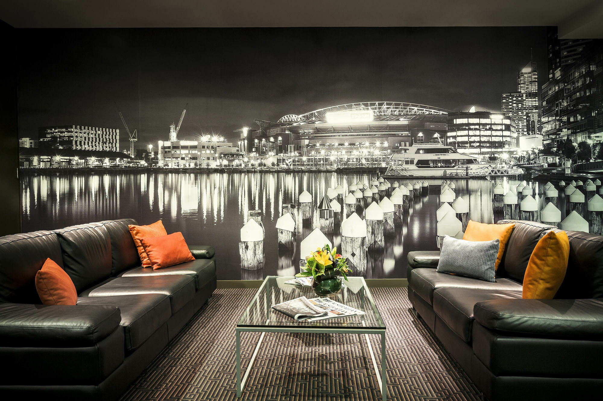 เควสต์ ด็อคแลนด์ อพาร์ตเมนต์ โฮเต็ล Aparthotel เมลเบิร์น ภายใน รูปภาพ